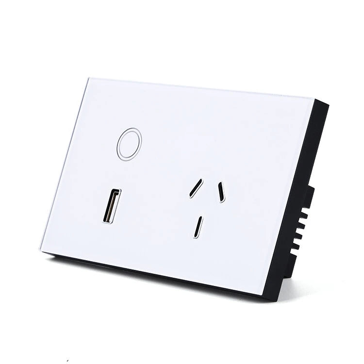 Tuya Aus Standard Smart Switch Electrical Socket Wifi USB Wall Socket Tuya Aus Standard Smart Switch Electrical Socket Wifi USB Wall Socket